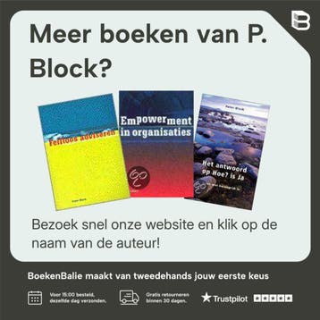 Feilloos adviseren 9789052613383 P. Block, Boeken, Verzenden, Gelezen, P. Block
