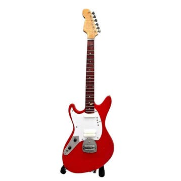 Miniatuur replica Fender Jaguar gitaar - Kurt Cobain Nirvana, Ophalen of Verzenden, Nieuw, Pop, Beeldje of Miniatuur