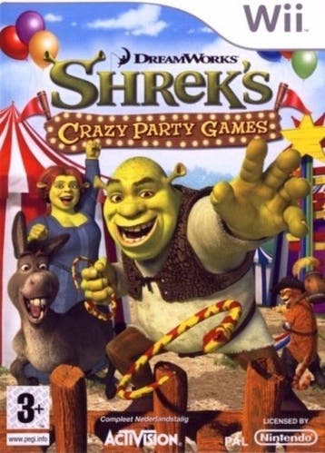 Shreks Crazy Party Games (Wii Games), Spelcomputers en Games, Ophalen of Verzenden, Zo goed als nieuw