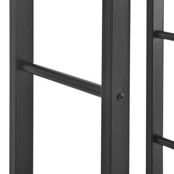 Stalen brandhout rek houtopslag 50x150x25 cm zwart, Verzenden