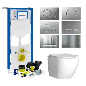 Geberit UP320 Toiletset Compleet | Inbouwreservoir | Mudo, Doe-het-zelf en Verbouw, Sanitair, Ophalen of Verzenden, Nieuw, Overige typen