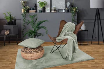 Fluffy Vloerkleed | Heaven | Uni | Jade | 120x170 cm, Verzenden, Nieuw