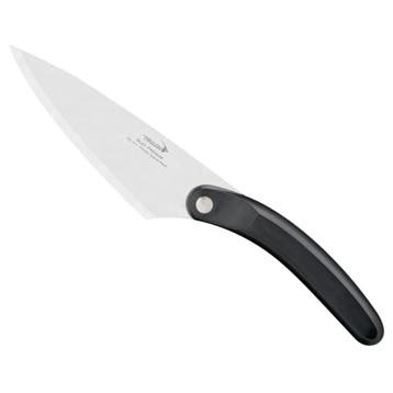 Déglon Breed keukenmes – ergonomisch handvat – roestvri, Huis en Inrichting, Ophalen of Verzenden, Nieuw, Hout, Los bestek