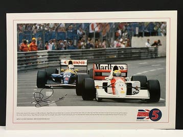Williams - Monaco Grand Prix - Nigel Mansell - 1992 - Foto, Nieuw
