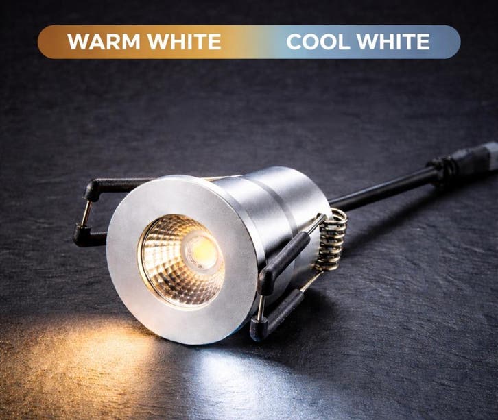 2 kleur in 1 led spot voor overkapping of veranda dimbaar, Huis en Inrichting, Lampen | Spots, Led, Nieuw, Metaal of Aluminium