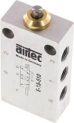 5/2 G1/8 Nokbediend Ventiel 0-12bar/0-168psi Airtec, Verzenden, Nieuw