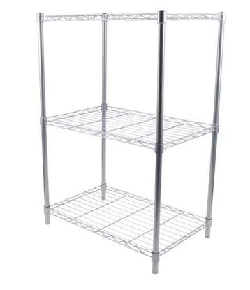 Metalen Opbergrek 3 Lagen – Vrijstaand Rek 56×35×80 cm, Verzenden, Nieuw