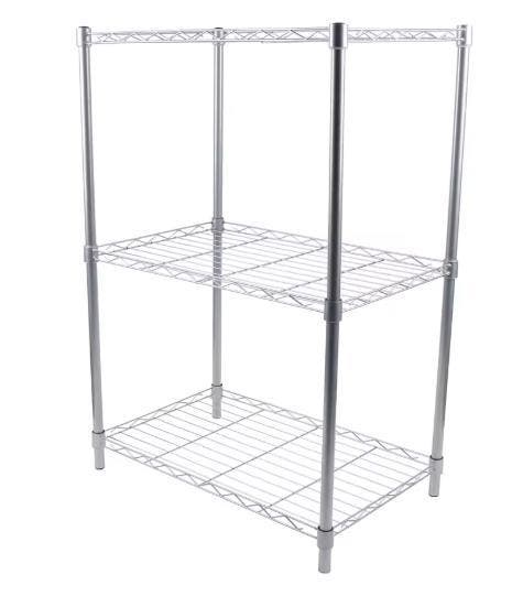 Metalen Opbergrek 3 Lagen – Vrijstaand Rek 56×35×80 cm, Huis en Inrichting, Kasten | Boekenkasten, Nieuw, Verzenden