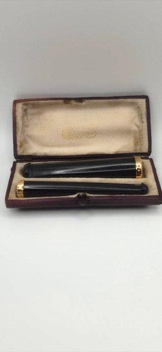 Sigarettenhouder - 18 kt goud - Rook sigaar amber/bakeliet, Nieuw