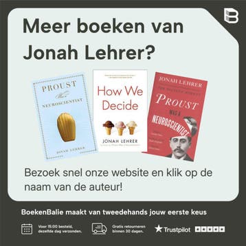 Proust Was a Neuroscientist - Jonah Lehrer 9781847677853, Verzenden, Zo goed als nieuw, Jonah Lehrer