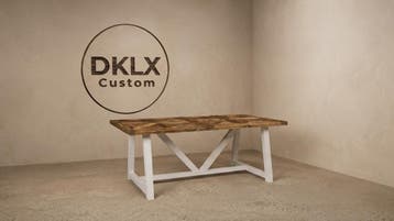 !SALE! Landelijke eettafel in Chassigny kasteelvloer motief, Huis en Inrichting, Tafels | Eettafels, Riviera Maison Landelijk