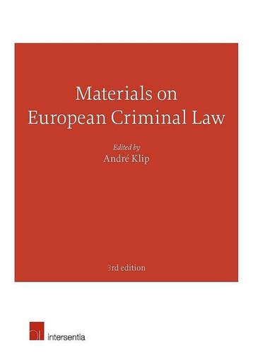Materials on European Criminal Law - André Klip, Verzenden, Gelezen, André Klip