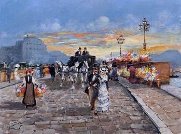Francesco Tammaro (1939) - Spring in Paris