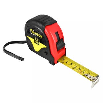 Benson Rolmaat - Meetlint Rubber - 7.5 meter - 25 mm - Li..., Ophalen of Verzenden, Nieuw