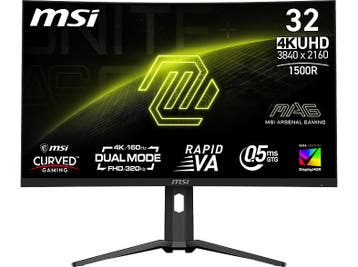 Msi - Ultra HD 4K Gaming Monitor - 31.5 inch, Computers en Software, Gaming, Msi, Verzenden, In hoogte verstelbaar