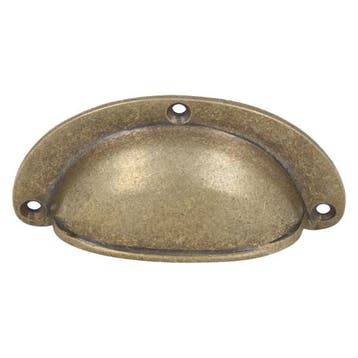Komgreep massief messing antiek 84 mm, Verzenden, Nieuw