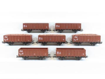Piko H0 - 24522/95432 - Modeltrein goederenwagon (7) - 7x, Hobby en Vrije tijd, Nieuw