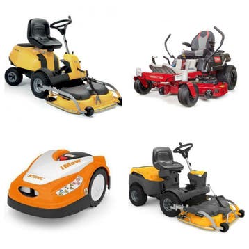 Stiga Toro Stihl Iseki | zitmaaier, robotmaaiers, loopmaaier, Tuin en Terras, Zitmaaiers, Ophalen, Nieuw, Stiga Stihl Toro Iseki