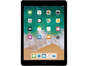 Apple iPad 5 (2017, A9 series) - Spacegrijs - 32 GB - WiFi +, Computers en Software, Verzenden, Zo goed als nieuw