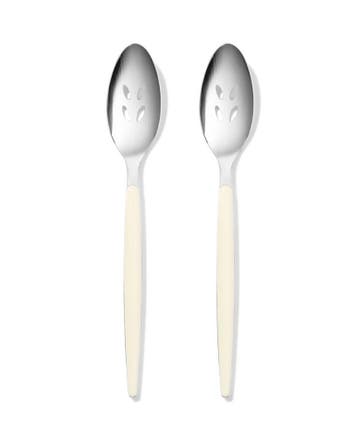 HEMA Tapaslepels met gaatje rvs - 2 stuks, Verzenden, Nieuw