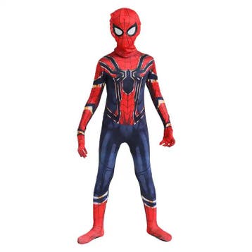 Iron Spider-Man (2021) - 140 (8-9 Jaar) - Verkleedkleding, Kinderen en Baby's, Carnavalskleding en Verkleedspullen, Ophalen of Verzenden