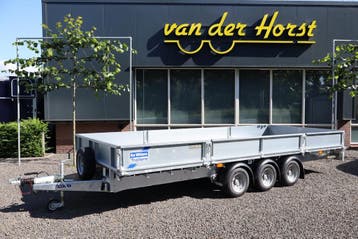 Ifor Williams LM plateauwagen 3-asser tridem ZEER STERK, Nieuw