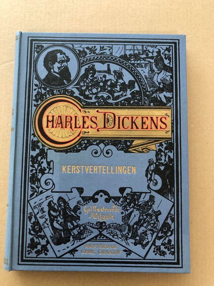 Charles Dickens - Kerstvertellingen - ca. 1930 - geillustree, Antiek en Kunst, Antiek | Boeken en Bijbels, Ophalen of Verzenden