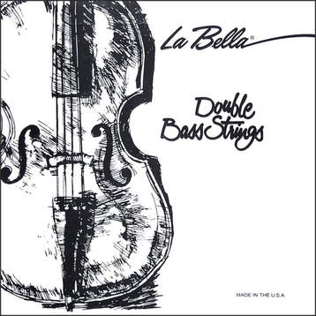 La Bella L-7716LC double bass string C-5, black nylon tape, Ophalen of Verzenden, Nieuw