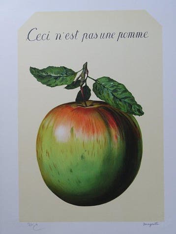 René Magritte (1898-1967) - Ceci nest pas une pomme