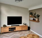 Zwevend TV meubel | teak hout | 130 tm 300cm | v.a. €475, Ophalen of Verzenden, Nieuw, Teakhout