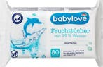 Babylove Vochtige doekjes met 99% water, 80 stuks, Verzenden, Nieuw