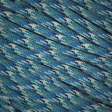 Rol 100 meter - Blue Camo Paracord 550 - #27, Ophalen of Verzenden, Nieuw, Draad
