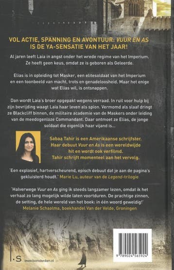 De heerschappij van de maskers / Vuur en As / 1 Sabaa Tahir, Boeken, Verzenden, Zo goed als nieuw, Sabaa Tahir