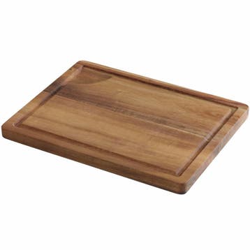 Serveerplank | EARTH | Acaciahout | Sapgeul | Per Stuk |, Verzenden, Nieuw in verpakking