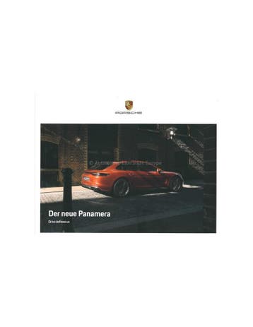 2021 PORSCHE PANAMERA BROCHURE DUITS, Nieuw, Porsche, Author