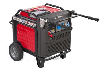 Honda EU70is Aggregaat 7 kVA 230V Super Stil 5 Jaar Garantie, Benzine, Geluidgedempt, Nieuw, Ophalen of Verzenden