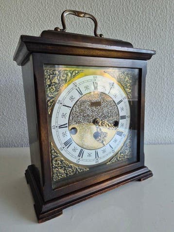 Tafelklok - Kienzle - Hout, Messing, Glas - 1940-1950 -
