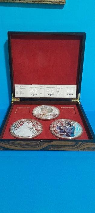 Verenigd Koninkrijk. Medal 1997 Lady Diana (3 medals)