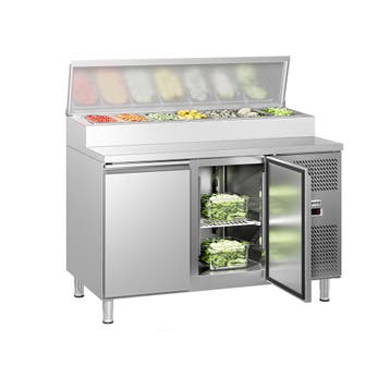 GGM Gastro | Saladette ECO - 1360x700mm - 2-deurs - voor 7x, Verzenden, Nieuw in verpakking