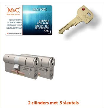 M&C 2 x Matrix Cilinder SKG*** met CERTIFICAAT, Verzenden, Nieuw