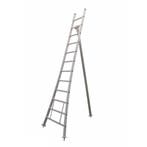 Eurostairs Plukladder enkel uitgebogen 1x12 sporten, Doe-het-zelf en Verbouw, Ladders en Trappen, Verzenden, Nieuw, Ladder