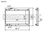 Koyo 00-09 Honda S2000 2.0/2.2L (MT) Radiator, Ophalen of Verzenden, Nieuw