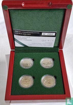 Luxemburg combinatie set 2025 (REVERSE PROOF) 2 euro her..., Postzegels en Munten, Munten | Europa | Euromunten, Verzenden, Luxemburg