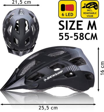 Dunlop Fietshelm - Mountainbike Helm - Maat M - Verstelbaar, Ophalen of Verzenden, Zo goed als nieuw, Dunlop