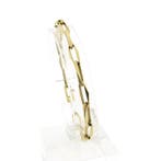 Gouden closed forever armband (Schakelarmband), Sieraden, Tassen en Uiterlijk, Armbanden, Ophalen of Verzenden, Gebruikt, Overige kleuren