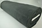 Fleece stof – Antraciet 10 meter, Hobby en Vrije tijd, Stoffen en Lappen, Overige kleuren, 120 cm of meer, Ophalen of Verzenden