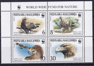 Macedonie - 2001 - WWF - Postfris, Verzenden, Postfris, Dier of Natuur
