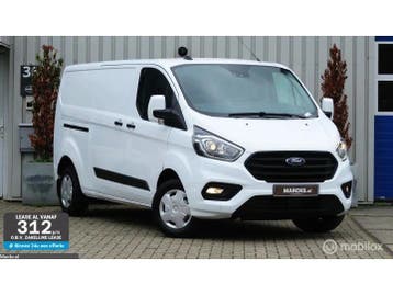 Zakelijke lease - Ford Transit Custom 300 2.0 TDCI L2H1, Stof, Gebruikt, Handgeschakeld, Dealer onderhouden