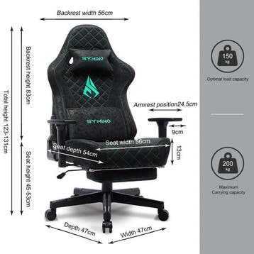 Ergonomische Bureaustoel -  Office Chair - Gamestoel - Volwa, Verzenden, Zo goed als nieuw
