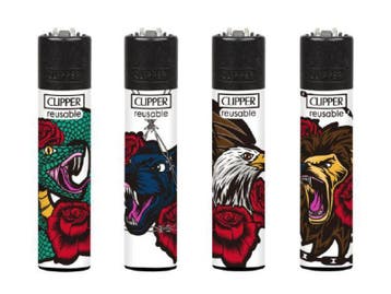 Clipper aansteker - jungle - CP11 (4 stuks), Verzenden, Nieuw